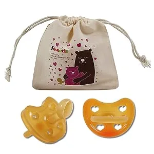 SWEETIE Rubber Orthodontic Pacifier Heart Shape Rubber 1 Count (0-6 Small) - Packing