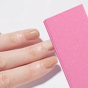 Diesisa Buffer Block Nail File 100/180 Grit Sponge Nail Buffers for Acrylic Nails Mini Buffing Block Double Sided for Manicure Tools 30 Count - Pink - mini nail buffer