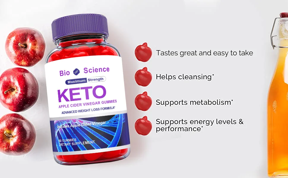 Bioscience Keto Gummies - Bioscience Keto ACV Gummies Bioscience Keto Ketosis Gummies with Apple Cider Vinegar - Vegan Non GMO - Advanced Formula Ketogenic Supplement (2 Pack) 60 Count (Pack of 2) - bioscience2