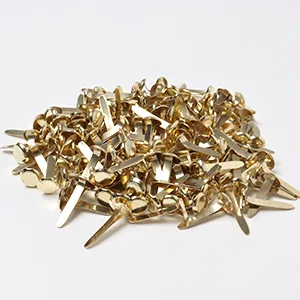 Hapy Shop Paper Fasteners Medium 3/4-Inch Brass Plated Scrapbooking Brads Round Metal Brads for Crafts Making DIY 300 Pack - product information 3