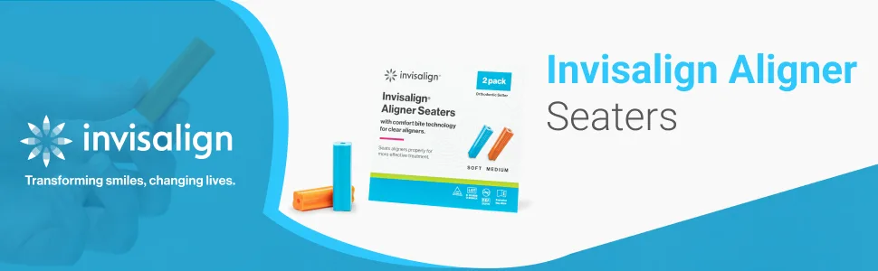 Invisalign Aligner Seaters Blue Aligner Chewies (2 pack) - Module- 1