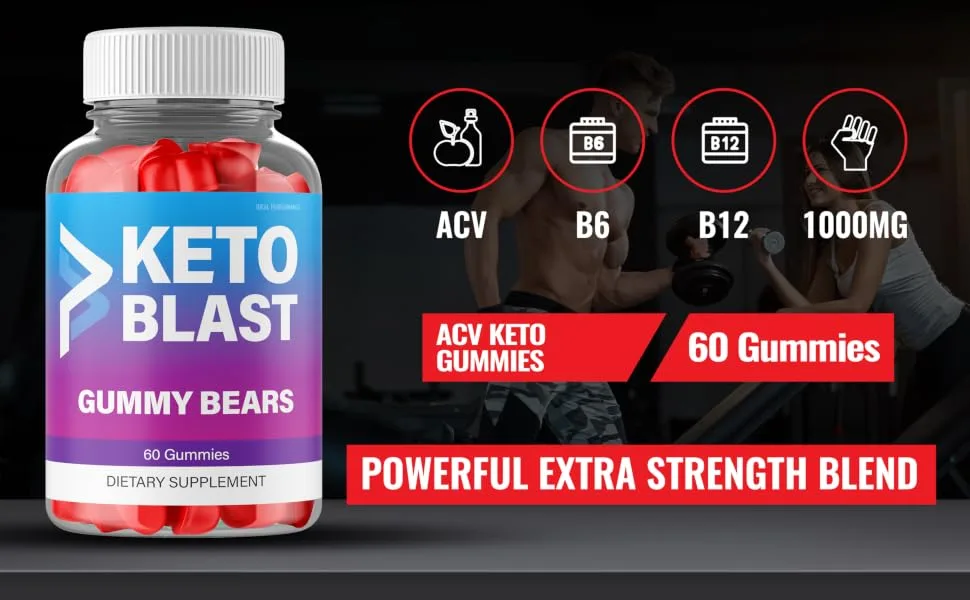 IDEAL PERFORMANCE (3 Pack) Keto Blast Gummies Keto Blast Gummy Bears Blast Keto Gummi Bears Max Keto Blast ACV Gummies KetoBlast ACV Gummies Supplement (180 Gummies) - Ketos Blast Gummies