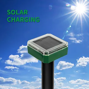 Mole Repellent Solar Powered Solar Animal Repeller Stakes for Gopher Moles Groundhog IP44 Waterproof Solar Mole Repellent Stakes for Farm Garden Lawn (8 Pack) - product information 2