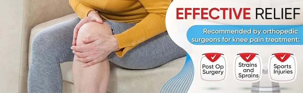 Compression Ice Pack for Knee - Cold Therapy for After Knee Surgery and Pain Relief Inflatable Brace with Air Pump for Joints FSA or HSA Eligible Scroll Down to Bundle with X-tra Gel Pack - product information 2