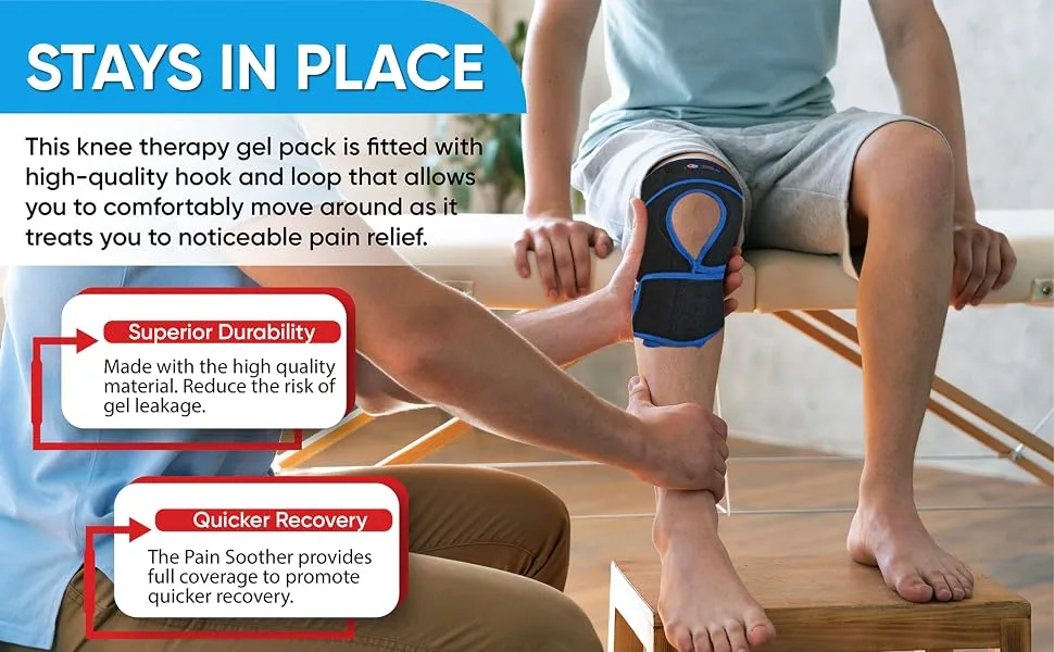Compression Ice Pack for Knee - Cold Therapy for After Knee Surgery and Pain Relief Inflatable Brace with Air Pump for Joints FSA or HSA Eligible Scroll Down to Bundle with X-tra Gel Pack - product information 5