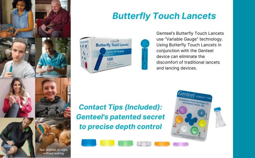 Genteel | Neoprene Protection Sleeve Durable Case for Lancing Device - genteel