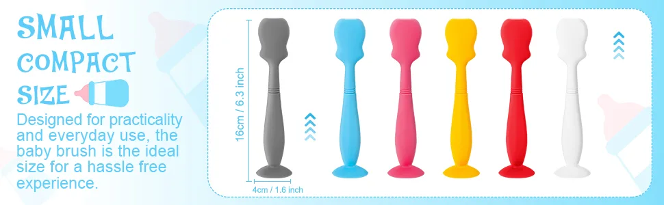 3 Pack Baby Diaper Cream Spatula Applicator Soft Silicone Baby Butt Paste Spatula Diaper Rash Cream Brush for Baby Newborn (Blue Gray White) - product information 2