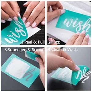 JAJADO 5 Packs Chalk Paste Squeegee Paint Stir Sticks Screen Printing Squeegee Self Adhesive Stencils Squeegee Rubber Stick Mini Squeegee Screen Printing Tools for Transfers Chalk Paste or Ink 5 Pcs Chalk Paste Squeege... - step