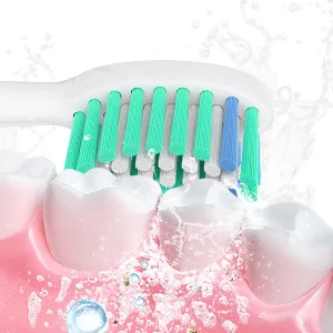 Electric Toothbrush Replacement Heads Compatible with Philips Sonicare Soft Replacement Tooth Brush Heads Compatible with Click-on Phillips Sonic Care Toothbrush 8 Pack - replacement heads