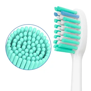 Electric Toothbrush Replacement Heads Compatible with Philips Sonicare Soft Replacement Tooth Brush Heads Compatible with Click-on Phillips Sonic Care Toothbrush 8 Pack - replacement heads