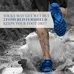2Toms BlisterShield Advanced Waterproof Blister Prevention Friction Free Protection Designed Specifically for Feet Hot Spots and Calluses 6 Pack Single-Use Packets - keeps skin dry
