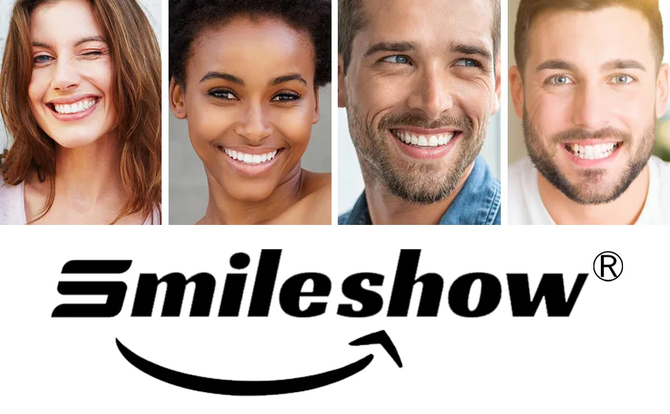 SMILESHOW Whitening Strips New Formula Pap+ for Sensitive Teeth 14Packs of 28 Strips - banner