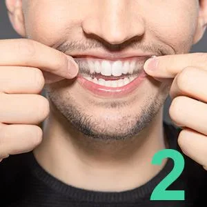 SMILESHOW Whitening Strips New Formula Pap+ for Sensitive Teeth 14Packs of 28 Strips - product information 7
