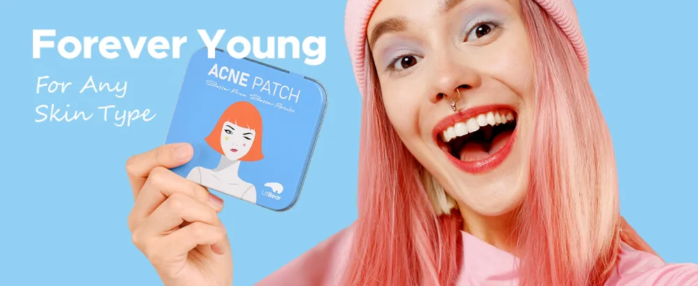 LitBear Acne Patch Pimple Patch 6 Colors Star Shaped Acne Absorbing Cover Patch Hydrocolloid Acne Patches For Face Zit Patch Acne Dots Tea Tree Oil + Centella Oil 168 Count - pimple patches for face