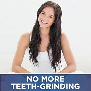 Sleepgene Dental Night Guard - Mouth Guard to Help Relieve Teeth Grinding Clenching Gnashing - Zero BPA Moldable & Shapeable Braces to Promote Deep Sleep - Includes Hygienic Storage Case - Small - No More Teeth-Grinding