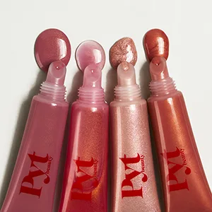 PYT BEAUTY Lip Gloss Warm Rose Hydrating Hypoallergenic With Hyaluronic Acid Vegan Makeup 1 Count - lipgloss