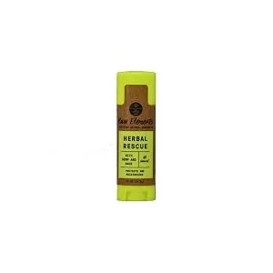 Raw Elements Organic Herbal Rescue Lip Balm 0.15oz (3-Pack) 0.15 Ounce (Pack of 3) - Raw Elements