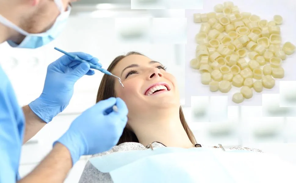 50 PCS Mixed Dental Temporary Crown Kit Anterior Front Bundle with Thermal Fitting Beads Pack-3 Fix Missing and Broken Teeth - dental temporary crown veneers material anterior