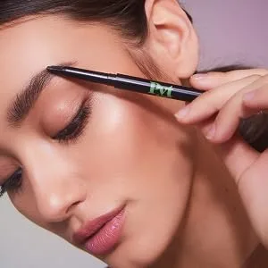 PYT Beauty Defining Eyebrow Pencil Taupe For Light Brown Gray & Red Hair Hypoallergenic Vegan Makeup 1 Count - brow pencil