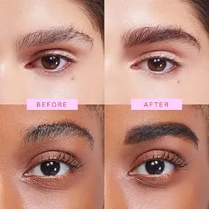 PYT Beauty Defining Eyebrow Pencil Taupe For Light Brown Gray & Red Hair Hypoallergenic Vegan Makeup 1 Count - brow pencil