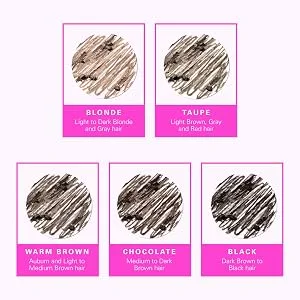 PYT Beauty Defining Eyebrow Pencil Taupe For Light Brown Gray & Red Hair Hypoallergenic Vegan Makeup 1 Count - BROW PENCIL