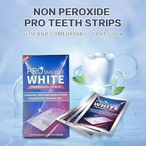 Maycharm Teeth Whitening Strips Reduced Sensitive White Strips Enamel Safe Teeth Whitening Strips Whitening Without The Harm (14 Strips (7 Count Pack)) - Teeth Whitening Strips