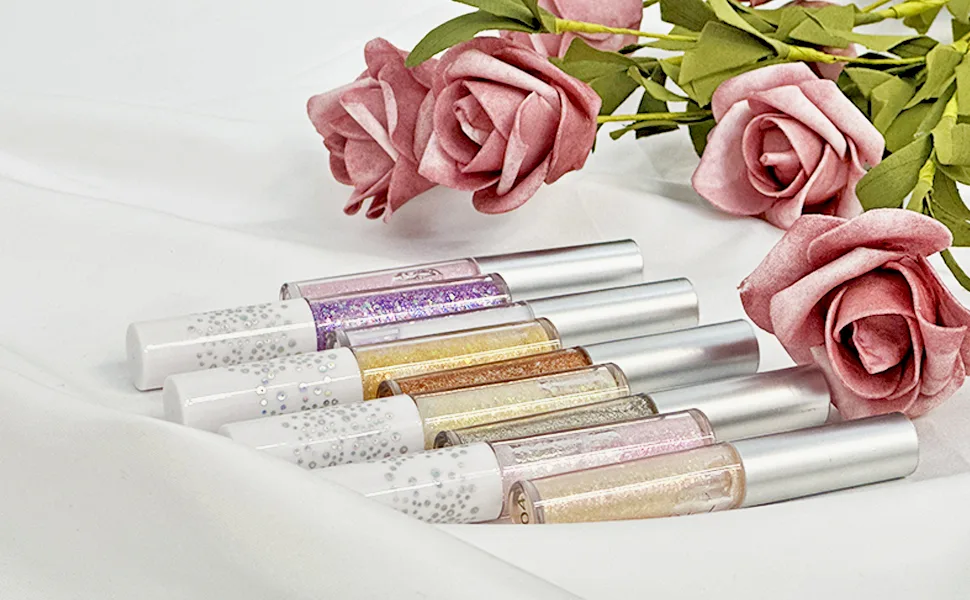 KWOLYKIM 6 Pack Liquid Glitter Eyeshadow Long Lasting Quick Drying Easy to Apply Loose Bling Glitter Diamond Pigmented Glue for Eye Crystals Makeup (Sparkling Sequins) 4 Pack Liquid Sequins - Liquid Glitter Eyeshadow Loose Bling Glitter Diamond Pigmented Glue for Eye Crystals Makeup