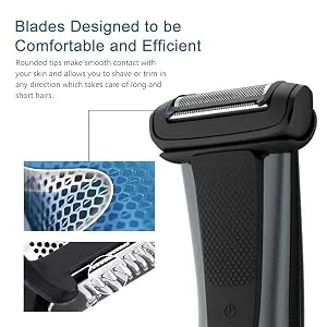 2 PACK BG2000 Shaver foil Head replacement Compatible with Philips Norelco Bodygroom BG7040 BG7030 BG2039(NOT Fit For BG5025) - product information 4