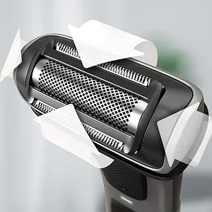 2 PACK BG2000 Shaver foil Head replacement Compatible with Philips Norelco Bodygroom BG7040 BG7030 BG2039(NOT Fit For BG5025) - product information 5