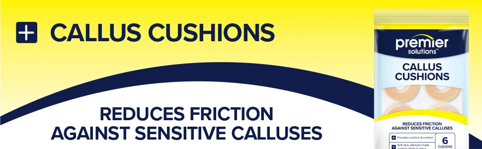 Premier Solutions Callus Cushions Foot and Toe Protection 6 Count (Pack of 6) - Callus Cushions Row 3