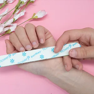 Flowery Green Core Disinfectable Nail Files 100/180 Grit 20 per pack 100/180 Grit Green - Multipurpose Nail File