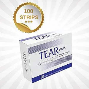 100 Diagnostic Schirmer Tear Strips Graduated Strips Individually Packed - Tear strip