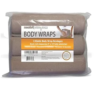 Neutripure Body Wrap Support - Elastic Stretch Bandages - Washable and extra wide (Pack of 3) - Neutripure body bandage 3 pack