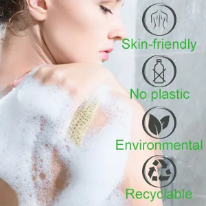 E-Know Soap Bag 5 Pack Natural Sisal Soap Saver Zero Waste Plastic-free Soap Net Foaming and Drying The Soap Massage Peeling - product information 8