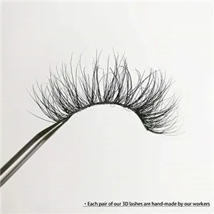 Veleasha Lashes 100% Real Mink 3D luxurious False Eyelashes Hand-made Natural Long Cross False Lashes for Makeup 1 Pair Pack (No.A11) - mink lashes