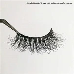 Veleasha Lashes 100% Real Mink 3D luxurious False Eyelashes Hand-made Natural Long Cross False Lashes for Makeup 1 Pair Pack (No.A11) - mink lashes