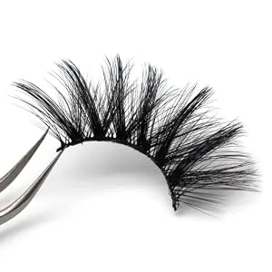 Losha 5D Faux Mink Lashes 25mm Dramatic Look False Eyelashes Fluffy Volume Luxurious Eyelashes for Makeup 4 Pairs Pack (48C) Fluffy Lashes-02 - product information 4