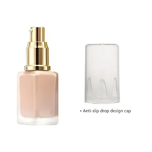 Chris.W 2Pack Foundation Pump for Estee Lauder Double Wear Foundation(Gold) - dw foundation cap
