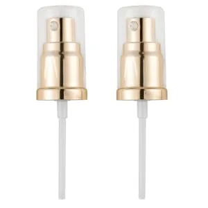 Chris.W 2Pack Foundation Pump for Estee Lauder Double Wear Foundation(Gold) - dw foundation pump