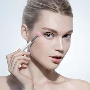 Foundation Sponge Powder Brush Eyebrow Sponge Concealer Brush Applicator Make up Brush for Face pack of 4. (Black+White) - Sponge foundation applicator suitable for eye around areas makeup and conceal the flaw on the face