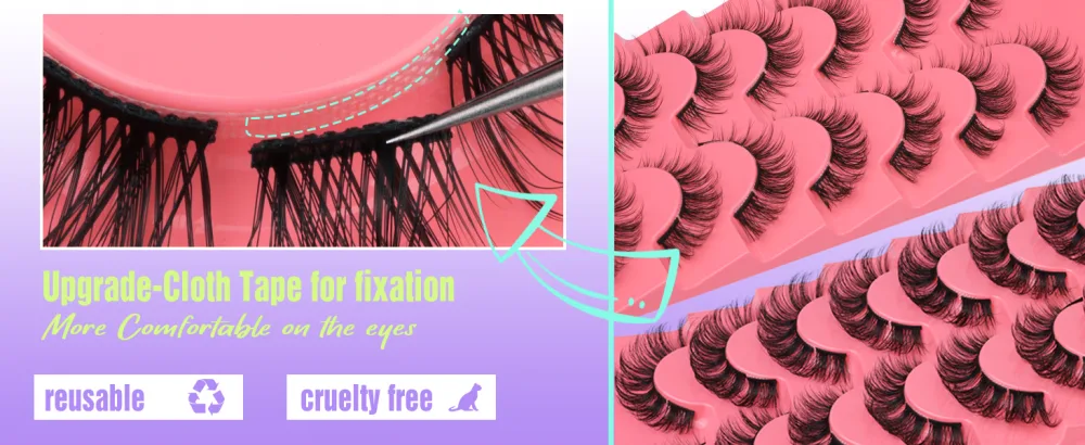Cluster Lashes Natural Look Wispy Cat Eye Lashes Extensions Fluffy False Eyelashes Individual Lashes Strips DIY Lashes Pack Natural Lashes Clusters 8 Pairs by Newcally B - Curly Cluster Lashes - Lashes Natural Look