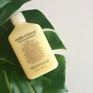 Mixed Chicks Quad Pack - Shampoo 10 fl. oz. Deep Conditioner 8.0 fl. oz. Leave-In Conditioner 10 fl. oz. Hair Silk 1.7 fl. oz - Leave in conditioner for black african american latino curly frizzy hair condition curl defining