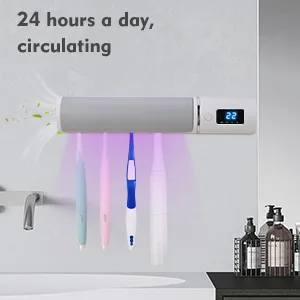 VAPTEC Smart Toothbrush Covers Packs High -end U- V Portable Toothbrush Stand Toothbrush Holder for Home Intelligent Toothbrush Rack - Toothbrush Covers Packs