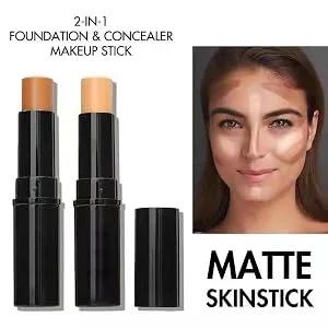 2 Pack PHOERA Contour Stick Shading Contour Stick for Makeup that Effortlessly Covers Contours Soft Matte Foundation Stick Full Coverage Waterproof.(207 Caramel&208 Espresso) Caramel&Espresso - product information 7