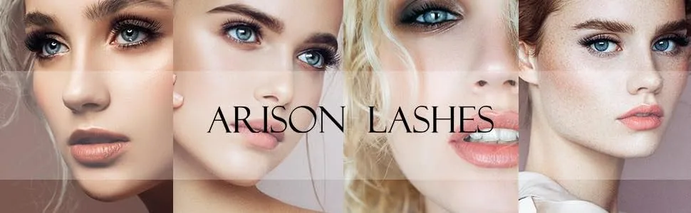 Arison Lashes 3D Mink Lashes False Fake Eyelashes Wispy Strips Silk Reusable Handmade Real Long Fur Soft Dramatic Natural Look 1 Pair Package for Women Makeup(3D661) - arison lashes