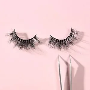 Arison Lashes 3D Mink Lashes False Fake Eyelashes Wispy Strips Silk Reusable Handmade Real Long Fur Soft Dramatic Natural Look 1 Pair Package for Women Makeup(3D661) - D661FLUFFY