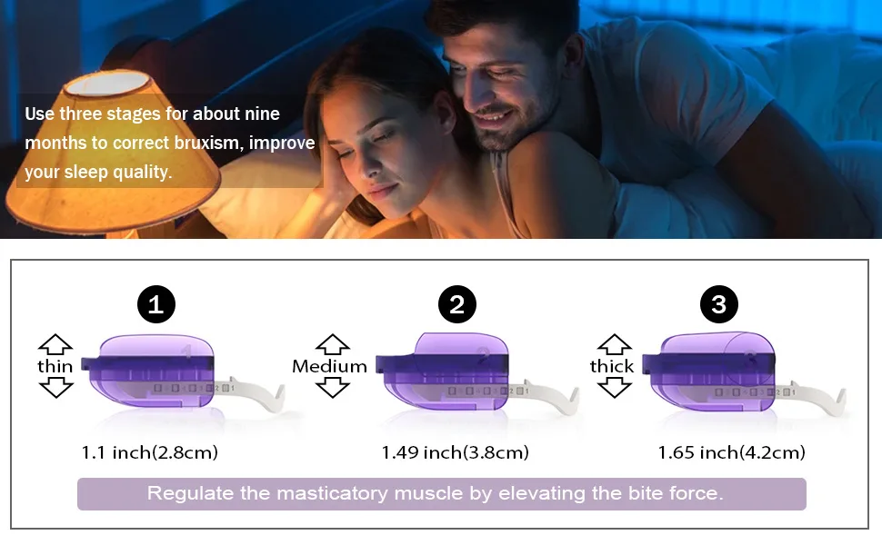 KOHEEL Dental Guard Able to Correct Bruxism Adjustable Mouth Guard 3 Count - mouth guard for grinding teeth mouth guard for clenching teeth at night mouth guard night guard