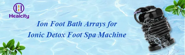 Healcity Ion Foot Bath Arrays for Ionic Detox Foot Spa Machine System Round Standard Stainless Steel Coils Pack of 12 - product information 1