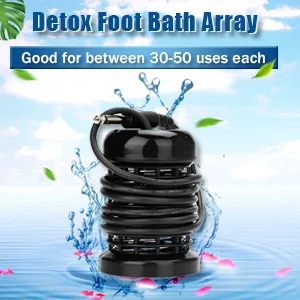 Healcity Ion Foot Bath Arrays for Ionic Detox Foot Spa Machine System Round Standard Stainless Steel Coils Pack of 12 - product information 6