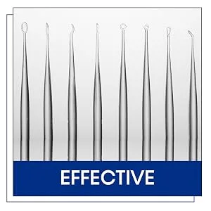 Bionix - Lighted AngleLoop Ear Curette Tool Earwax Removal Tool Aids in Excess Wax Removal Convenient & Easy-to-Use Ideal for Healthcare Providers Single-Use (50 Count) - Bionix Lighted AngleLoop Safe Ear Curette